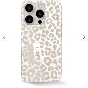 Loopy Case Taupe Leopard iPhone 16 Pro